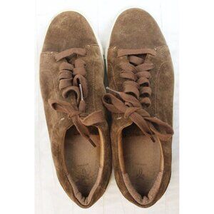 Frye Dark Brown Suede Shoes 8M Leather Casual Sneakers Low tops Lace up 720043